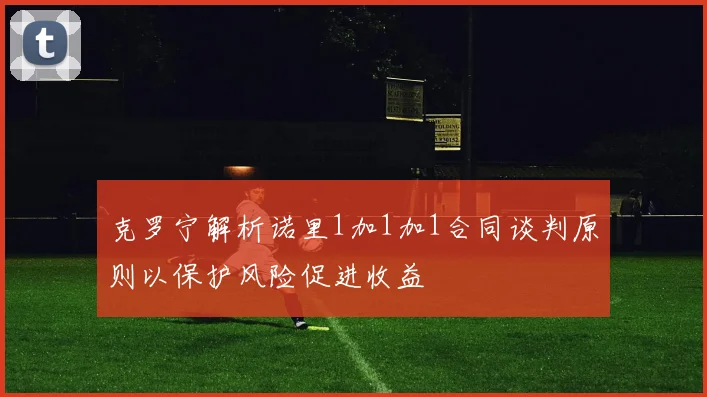 克罗宁解析诺里1加1加1合同谈判原则以保护风险促进收益